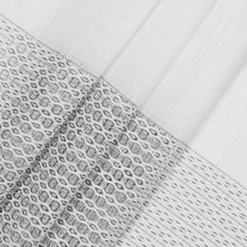 Mercantile Gilson Rod Pocket Back Tab Light-Filtering Single Curtain Panel