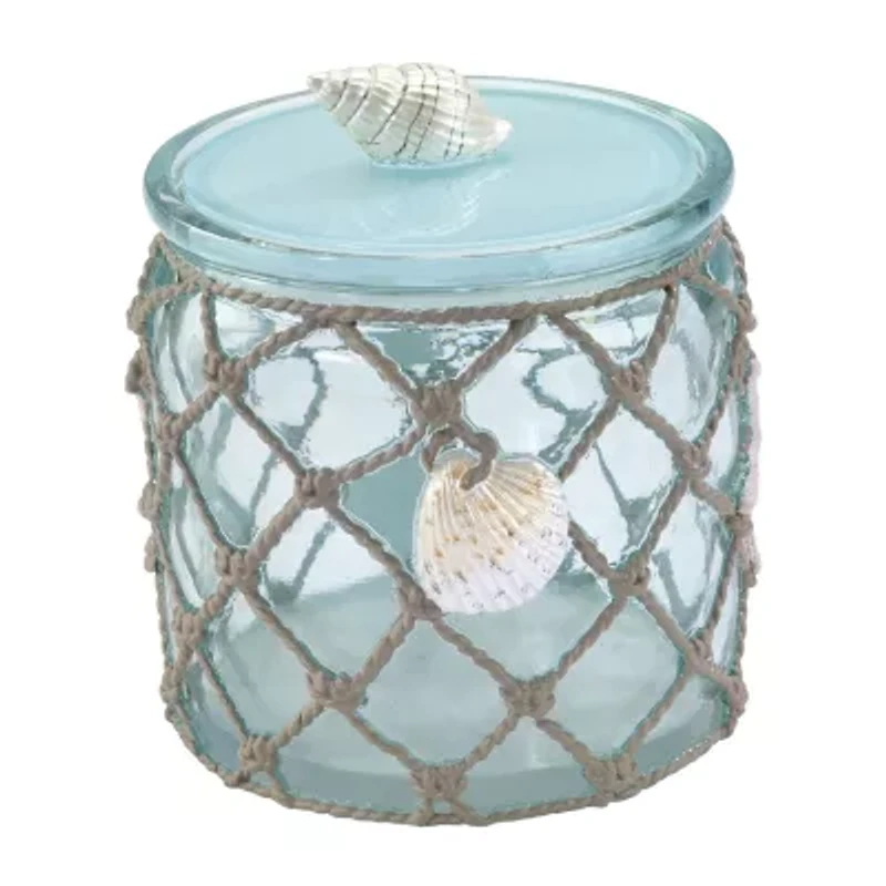 Avanti Seaglass Hand Painted Bathroom Canister