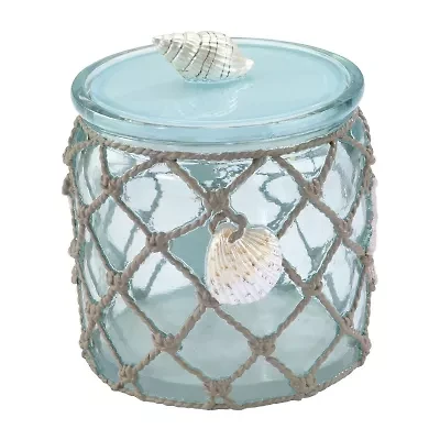 Avanti Seaglass Hand Painted Bathroom Canister