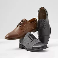 J. Ferrar Brody Mens Cap Closed Toe Oxford Shoes