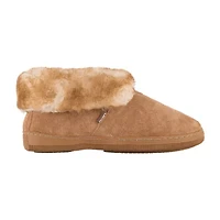 Lamo Womens Faux Fur Trim Bootie Slippers