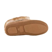 Lamo Womens Faux Fur Trim Bootie Slippers