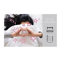 City Scene Cotton Percale 200TC Easy Care Sheet Set