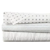 City Scene Cotton Percale 200TC Easy Care Sheet Set