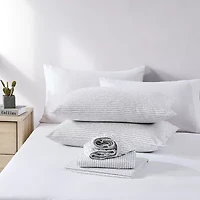 City Scene Cotton Percale 200TC Easy Care Sheet Set