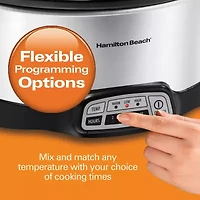 Hamilton Beach® 7-qt. Programmable Oval Slow Cooker