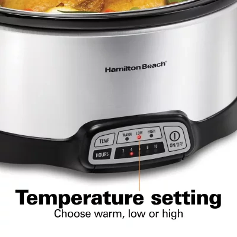 Hamilton Beach® 7-qt. Programmable Oval Slow Cooker