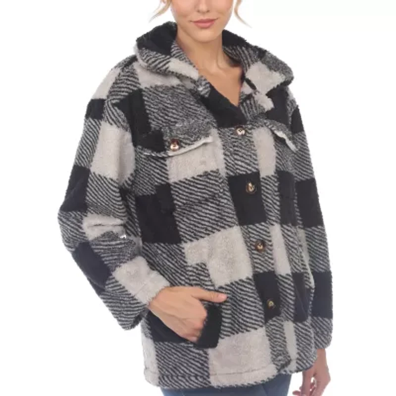 White Mark Womens Lightweight Shirt Jacket