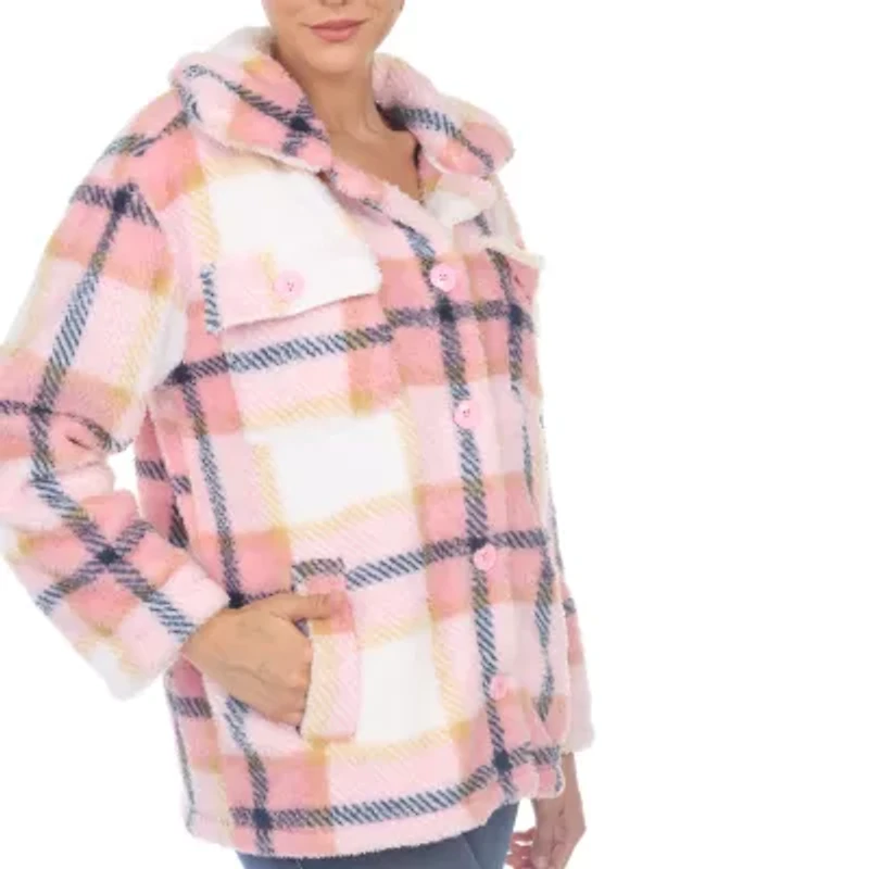 White Mark Womens Lightweight Shirt Jacket