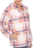 White Mark Womens Lightweight Shirt Jacket