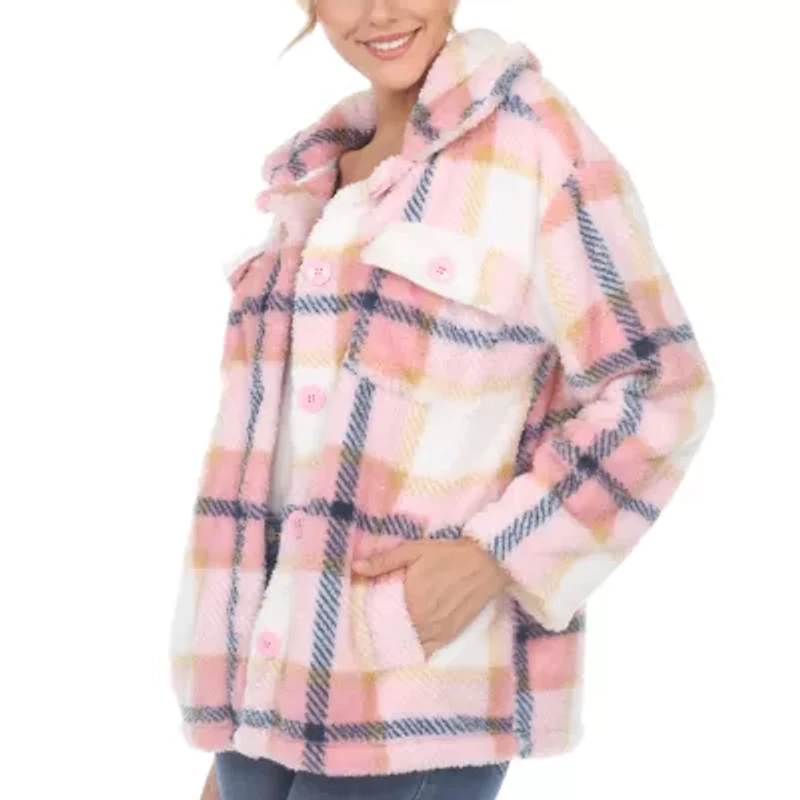 White Mark Womens Lightweight Shirt Jacket