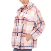 White Mark Womens Lightweight Shirt Jacket