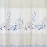 Avanti Abstract Coastal Shower Curtain
