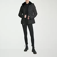 Hfx Womens Hooded Easy-on + Easy-off Lightweight Puffer Jacket