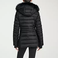 Hfx Womens Hooded Easy-on + Easy-off Lightweight Puffer Jacket