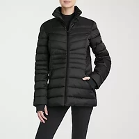 Hfx Womens Hooded Easy-on + Easy-off Lightweight Puffer Jacket