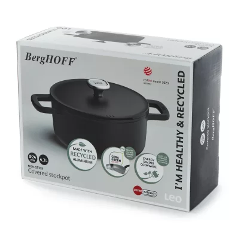 BergHOFF Leo Phantom Ceramic 4.5-qt. Non-Stick Stockpot