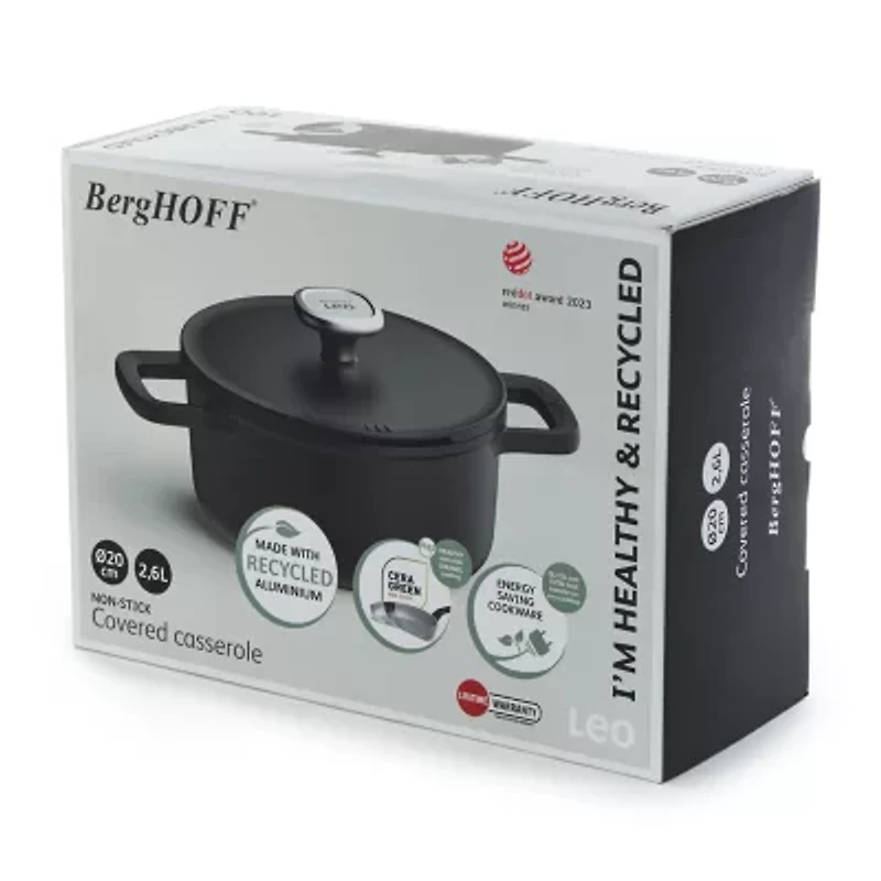 BergHOFF Leo Phantom Ceramic 2.7-qt. Non-Stick Stockpot