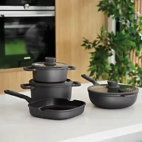BergHOFF Leo Stone+  Cramic 3-qt. Non-Stick Stockpot with Lid