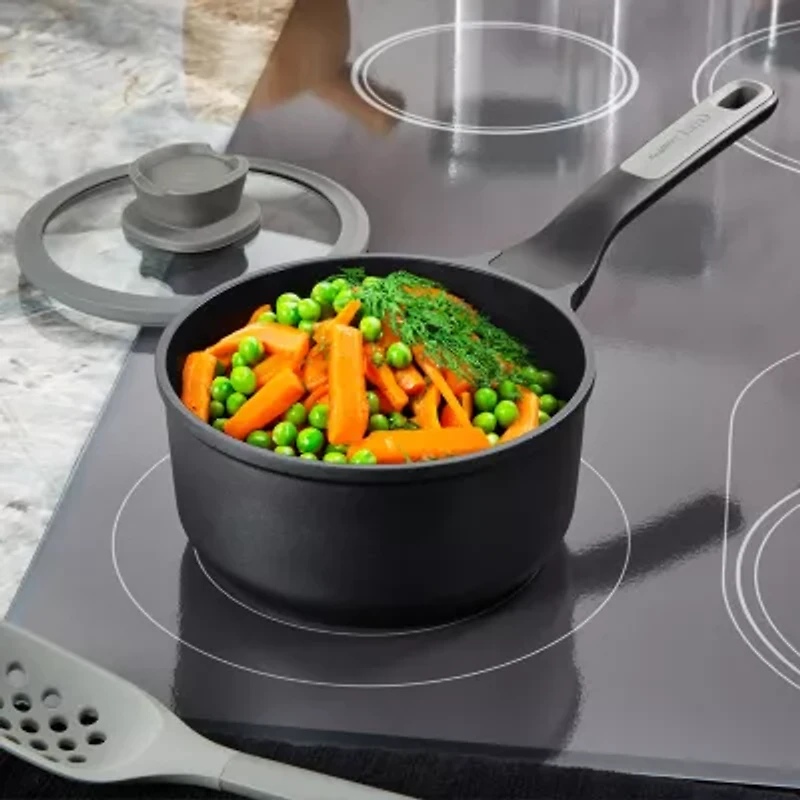 BergHOFF Leo Stone+ Ceramic 2-qt. Non-Stick Sauce Pan with Lid