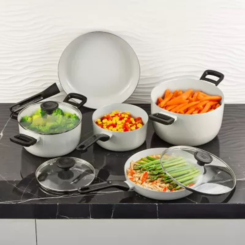 BergHOFF Leo Glints Ceramic Non-Stick 8-pc. Cookware Set