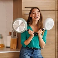 BergHOFF Leo Glints Ceramic Non-Stick 7-pc. Cookware Set