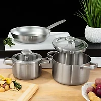 BergHOFF Leo Graphite Recycled 18/10 Stainless Steel 10" Frying Pan