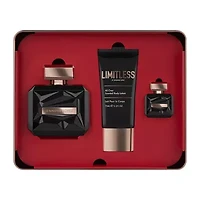 JENNIFER LOPEZ Limitless 3.4 Oz Eau De Parfum 3-Pc Gift Set ($107 Value)