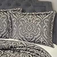Queen Street Blythe Silver 4-pc. Midweight Comforter Set