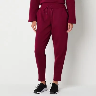 Xersion Womens Mid Rise Classic Fleece Barrel Pant