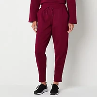 Xersion Womens Mid Rise Classic Fleece Barrel Pant