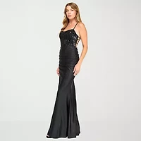 City Triangle Womens Juniors Sequin Bodycon Dress