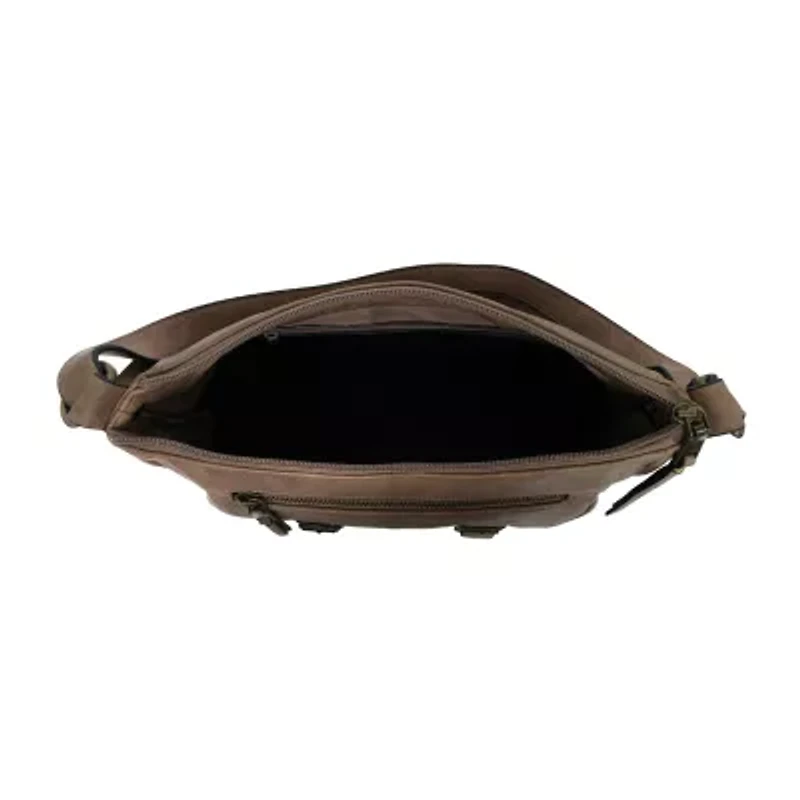 Bueno of California Glenhaven Buckle Front Crossbody Bag