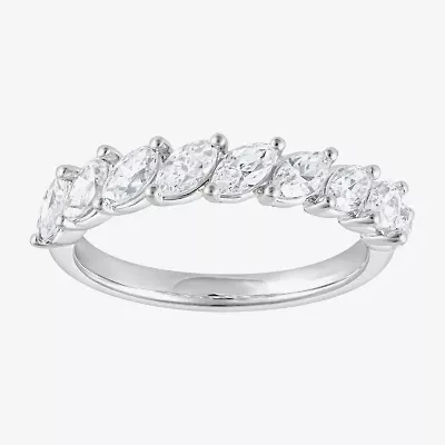 (F / Vs2) Womens 1 CT. T.W. Lab Grown White Diamond 10K Gold Band