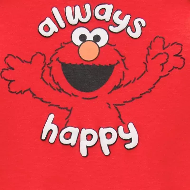 Sesame Elmo Baby Boys Street Crew Neck Long Sleeve Bodysuit