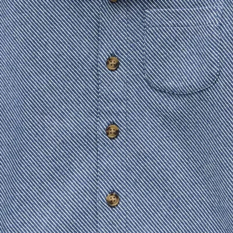 Okie Dokie Knit Toddler & Little Boys Long Sleeve Cuffed Regular Fit Button-Down Shirt