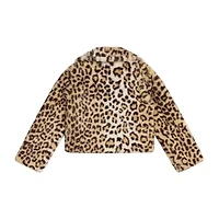 Knit Works Toddler Girls Faux Fur Midweight Coat