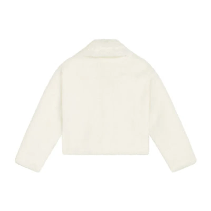 Knit Works Toddler Girls Faux Fur Midweight Coat