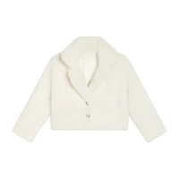 Knit Works Toddler Girls Faux Fur Midweight Coat