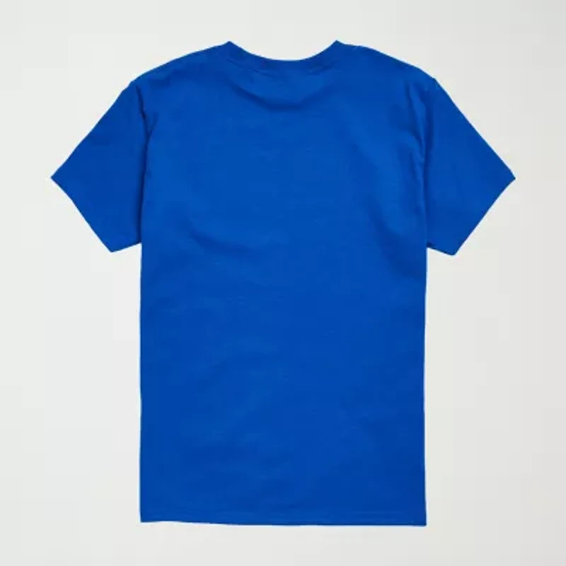 Ghost And Mummy Halloween Little & Big Kid Boys Crew Neck Short Sleeve Regular Fit Spongebob Graphic T-Shirt