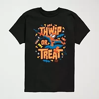 Little & Big Kid Boys Crew Neck Short Sleeve Regular Fit Spiderman Graphic T-Shirt