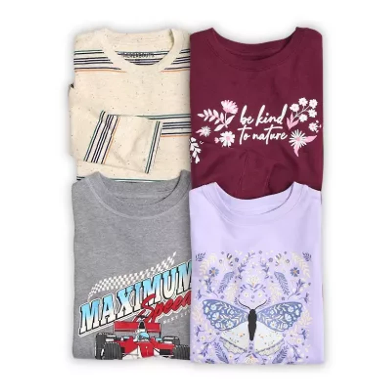 Thereabouts Little & Big Kid Boys Crew Neck Long Sleeve T-Shirt