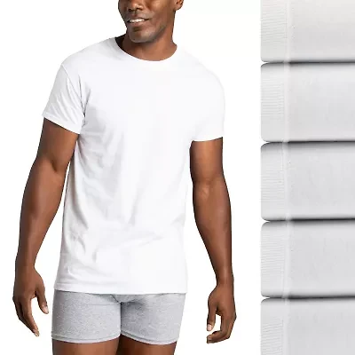 Fruit of the Loom Premium Mens 5 Pack Short Sleeve Crew Neck Moisture Wicking T-Shirt