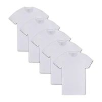 Fruit of the Loom Premium Mens 5 Pack Short Sleeve Crew Neck Moisture Wicking T-Shirt