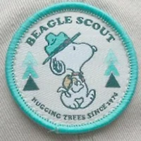 Snoopy Eagle Scout Patch Baseball Hat Mens Peanuts Baseball Cap