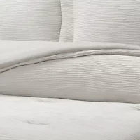 Casual Comfort Textured Cloud Gauze Down Lightweight Comforter Set