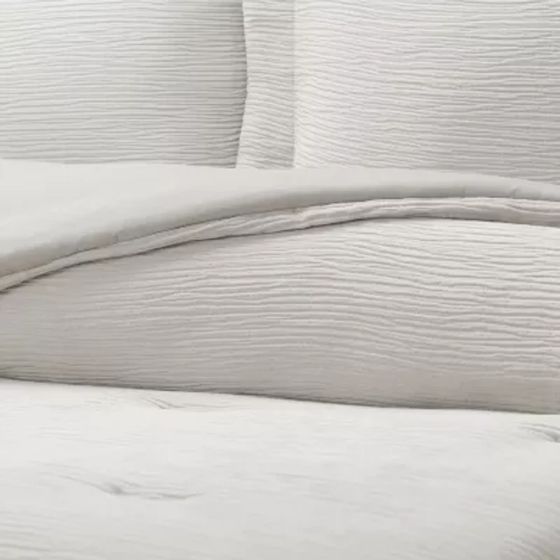 Casual Comfort Textured Cloud Gauze Down Lightweight Comforter Set