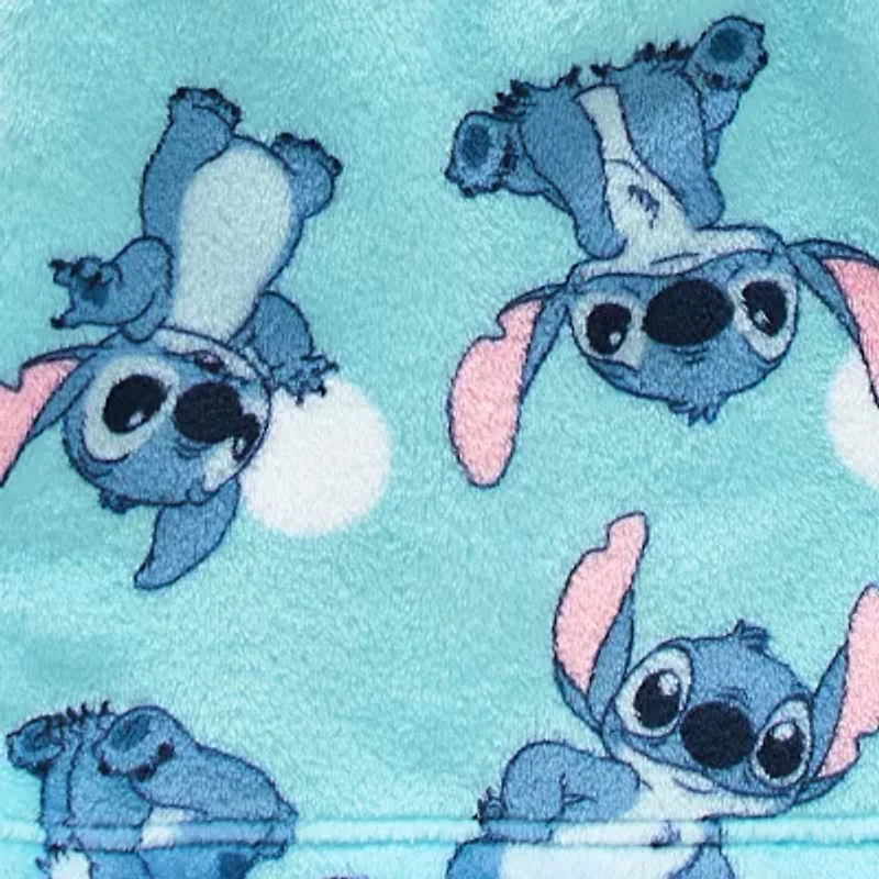 Disney Collection Toddler Girls Knee Length Long Sleeve Lilo & Stitch Robe