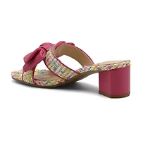 Adrienne Vittadini Womens Arnoldo Heeled Sandals