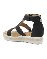 Adrienne Vittadini Womens Carlos Wedge Sandals